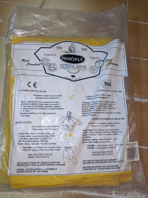 Panoply 304 Rain Suit Waterproof Work Set Jacket and Pants New
