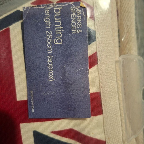 Bunting flags in excellent condition