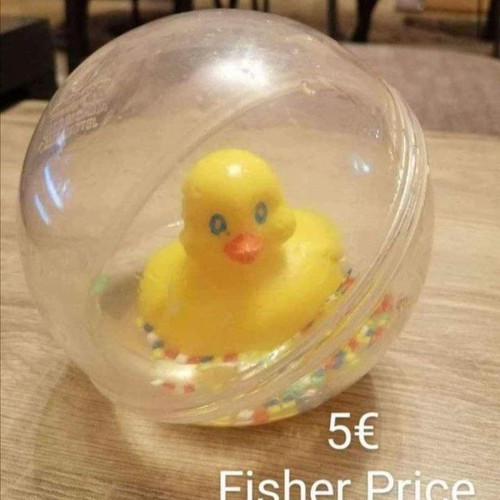 Fisher Price baby ball toy with duck used