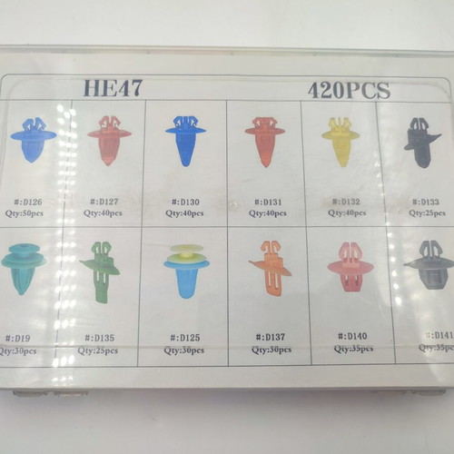 Plastic Bumper Clips Set 420 pcs for Toyota and Others New
