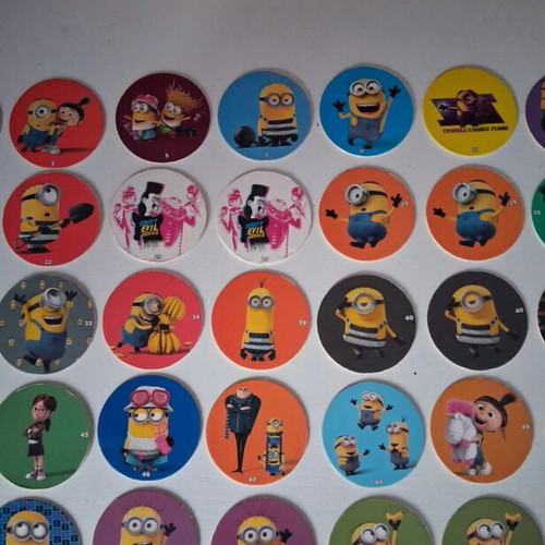 Chipicao Despicable Me 2017 collectible caps set of 68, like new