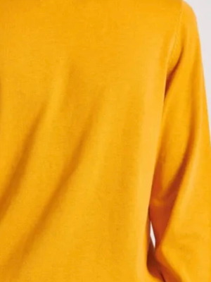 Men's long-sleeve mustard shirt Funky Buddha The Essentials like new, Medium
