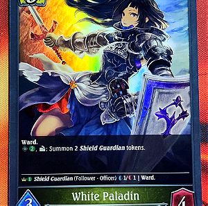 (G) White Paladin - BP02-024EN - Shadowverse Evolve / Swordcraft