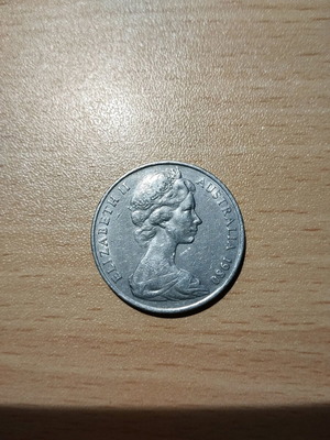 20 Cents Elizabeth II Australia 1980 coin used