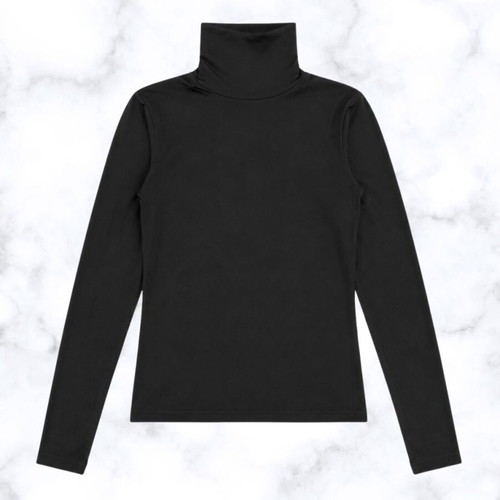 Black Turtleneck Long Sleeve Top used, size S