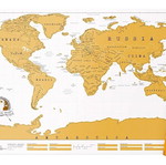 Scratch Map large size for office decoration