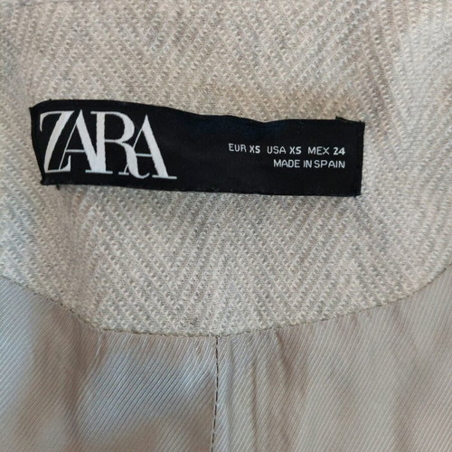 Zara coat like new, gray, size XS