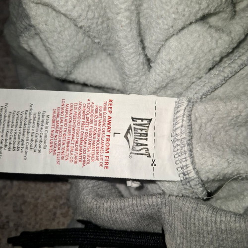Everlast tracksuit used, gray, size L with wear