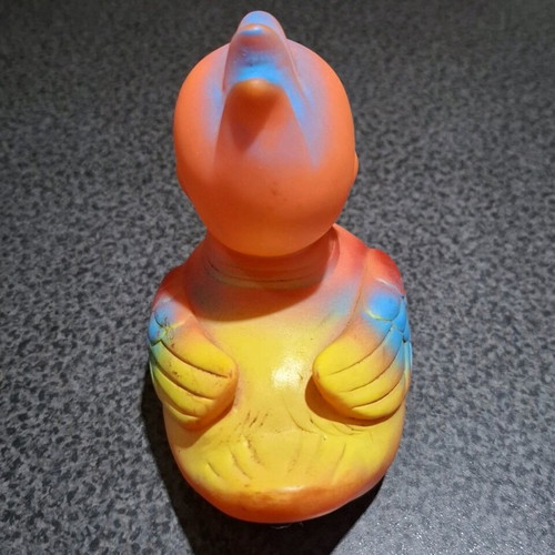 Children's bath figures used, duck and turtle (2 pcs)