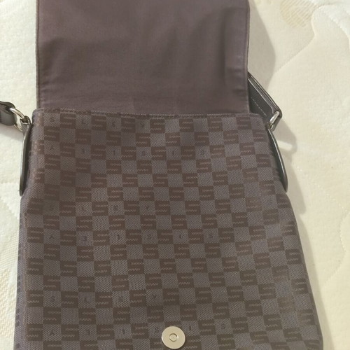 Sisley crossbody bag like new, brown, 24x27cm