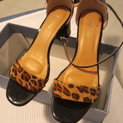 The Fashion Project sandals like new, leopard design, size 39