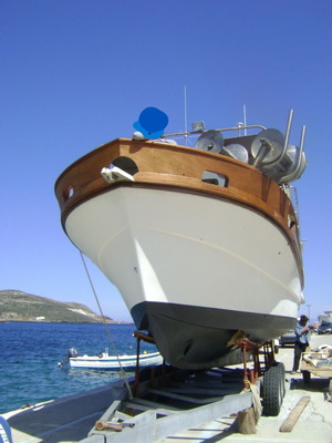 Επαγγελματικό αλιευτικό σκάφος μεταχειρισμένο 9,9 μέτρα με Perkins 225 HP
