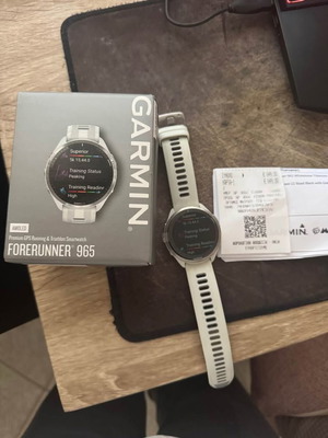 Garmin Forerunner 965 smartwatch σαν καινούργιο με κουτί και παρελκόμενα