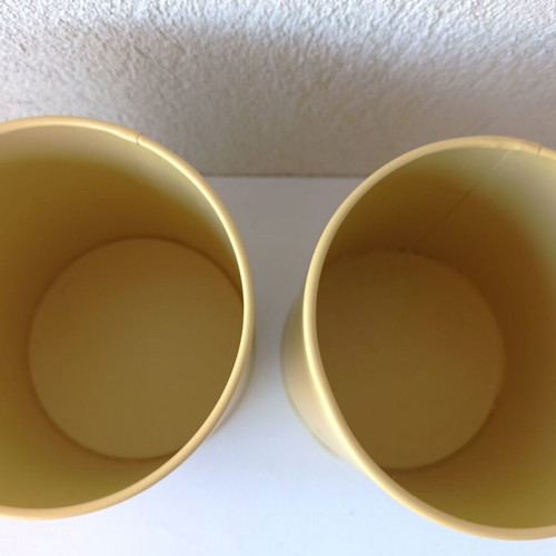Vicko metal kitchen containers set of 2 with wooden lids, sugar and coffee