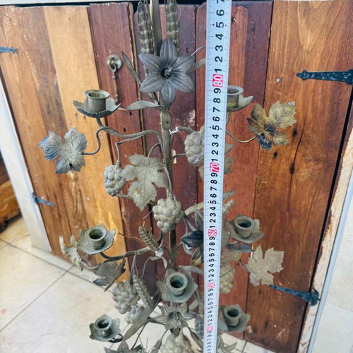 Antique candlestick used
