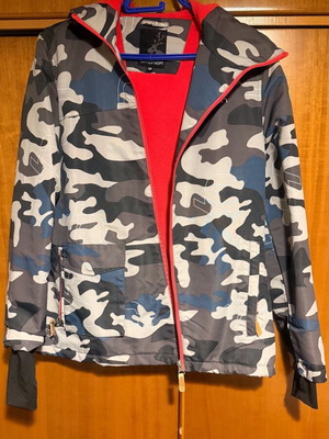 Emerson windbreaker jacket like new with fleece lining, size M