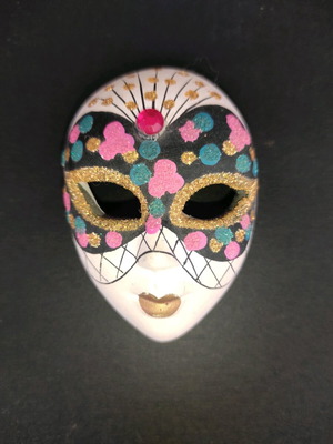 Venetian souvenir mask from Italy like new decorative
