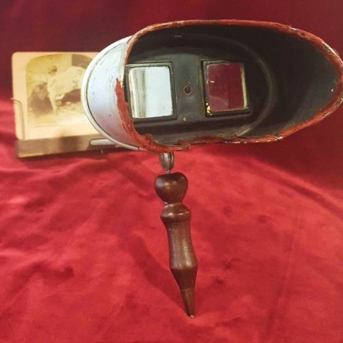 Stereoscope collectible used 1902 H. C. White Co. functional