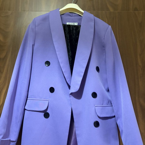 Mya purple formal jacket like new, size M