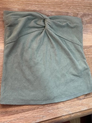 Shein women's green midi top size S new