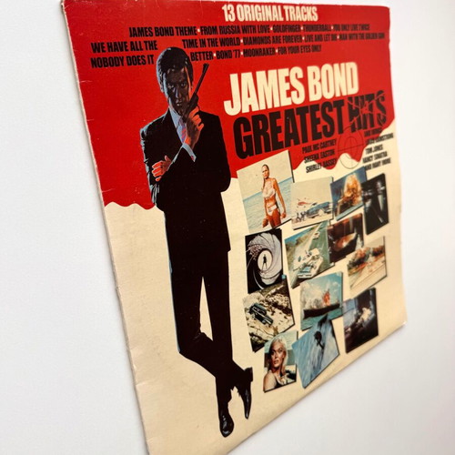 James Bond Greatest Hits LP used, Greek edition 1982, classic