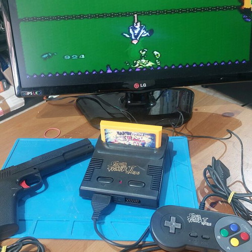 Retro Console for 8 Bit Cartridge used with Earthworm Jim Game