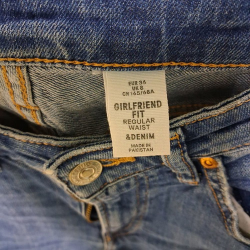 Jeans used, 2 pieces, size S/M, Sarah and Denim