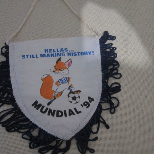 National Team 1994 World Cup Pennant used with mascot Penelope