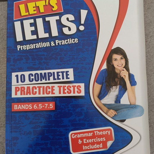 Let's IELTS! Preparation & Practice book like new, English