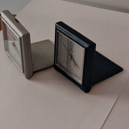 Junghans alarm clocks retro quartz table set of 2 like new