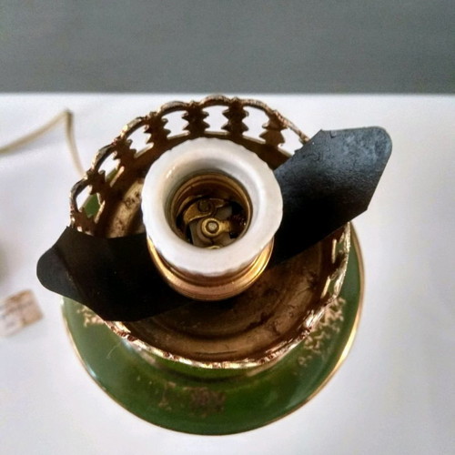 Lamp used with brass base