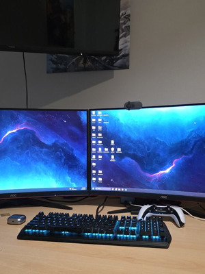 AOC 27" Curved Gaming Monitors, Full HD, 240Hz & 144Hz