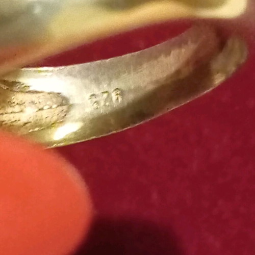 Silver ring 925 new, size 61