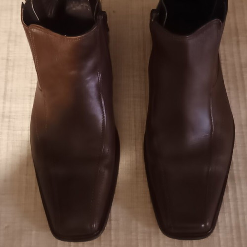 Boxer leather men's boots size 41 new, brown