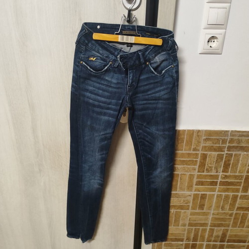 Staff women's jeans dark blue with light fading size 26