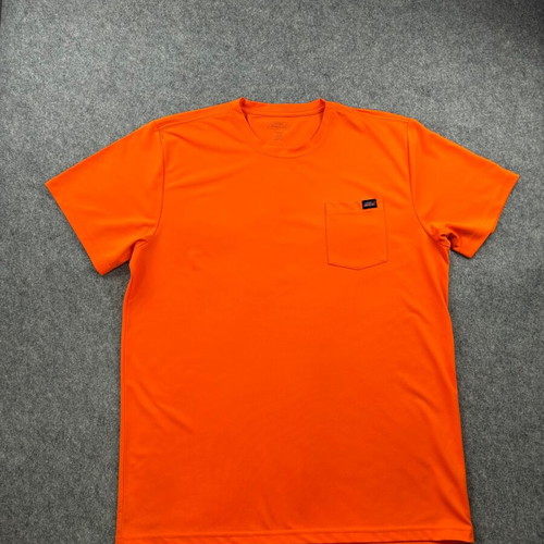 Dickies men's short sleeve T-shirt 2XL orange pocket streetwear