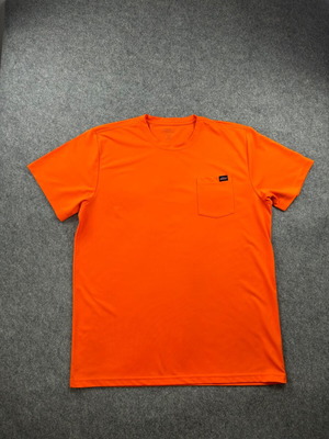 Dickies men's short sleeve T-shirt 2XL orange pocket streetwear