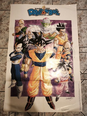 Dragon Ball poster Hachette used, 88 x 58 cm