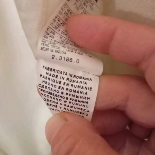 Benetton wool women's coat like new, cream color