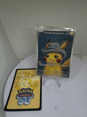 Pokemon Van Gogh Pikachu with Grey Felt Hat SVP 085 sealed, like new