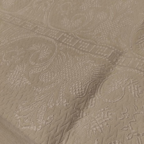 Vintage handwoven white tablecloth used, 100% cotton, 1x1 m