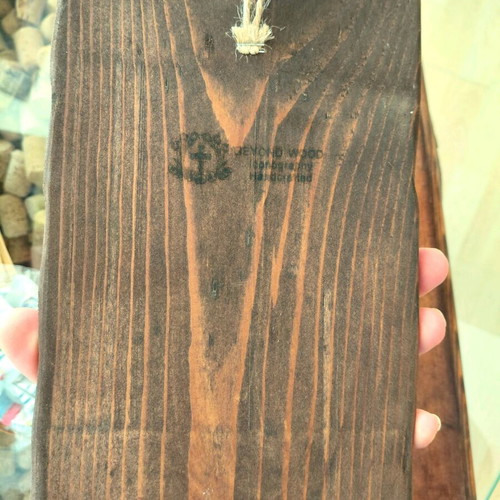 Saint Athanasios on solid fir wood new 24×15 cm