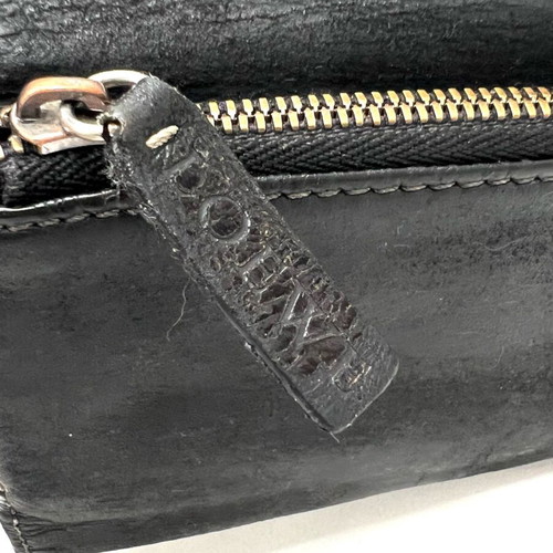 Loewe black wallet used with wear