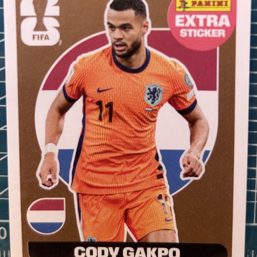 Panini World Cup 2026 Extra Stickers Haaland Pink, Salah Pink, Gapko Bronze