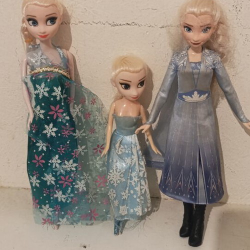 Frozen Elsa dolls, pack of 3