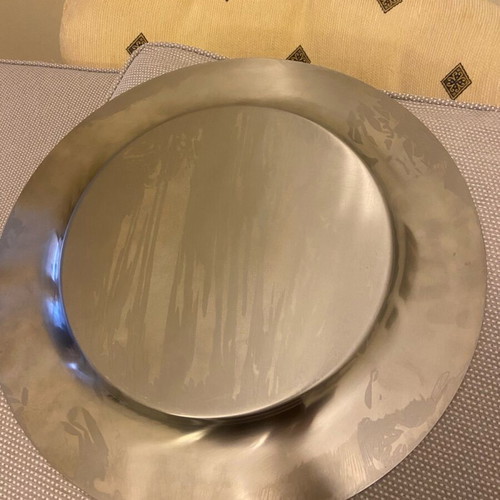 Sambonet oval tray from Kosta Boda like new with beautiful design