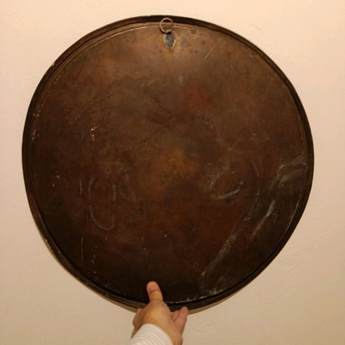 Large handmade siní used with Ottoman decoration