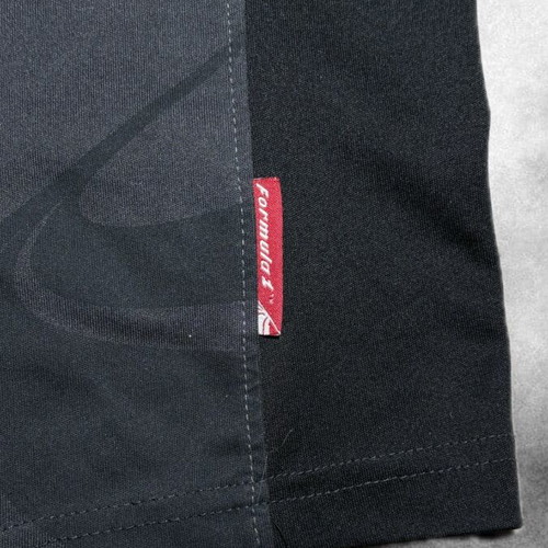 F1 Polo Shirt Ferrari Gray with Black Accents Like New