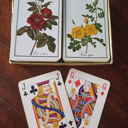 Rosier Vintage Piatnik Playing Cards used, bridge, 1950-1980