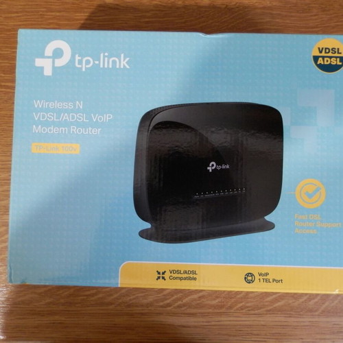 Router VDSL-ADSL Wireless TP-Link 100v like new